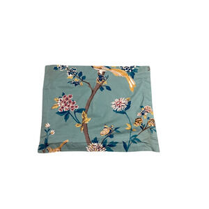 Dwell Studio Bird Chinoiserie Blue Butterfly Floral Pillow Cover Traditional